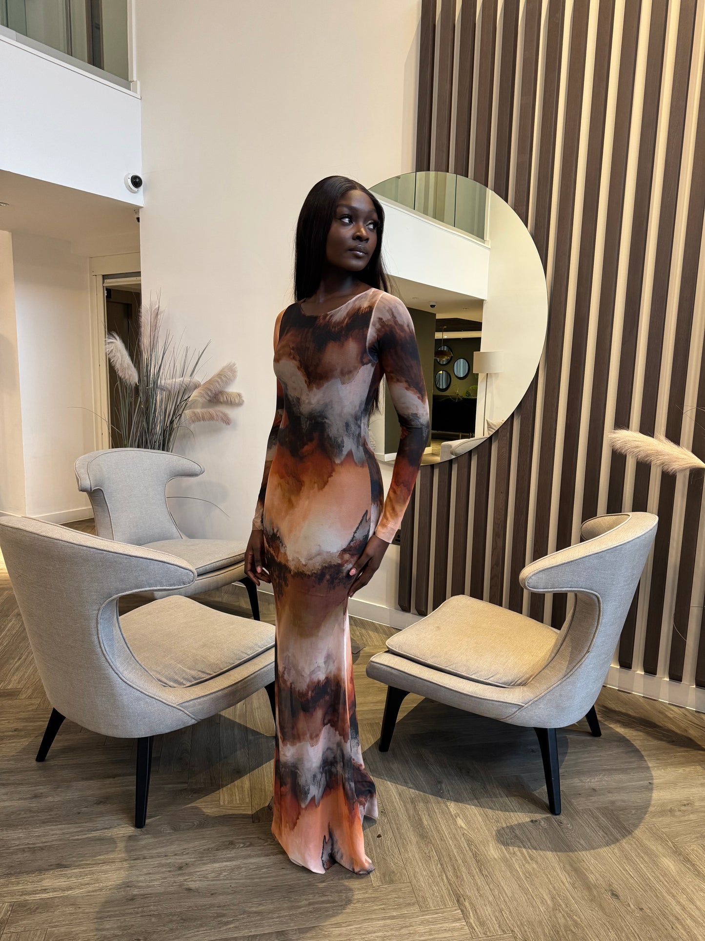 Koti Maxi Mesh Dress