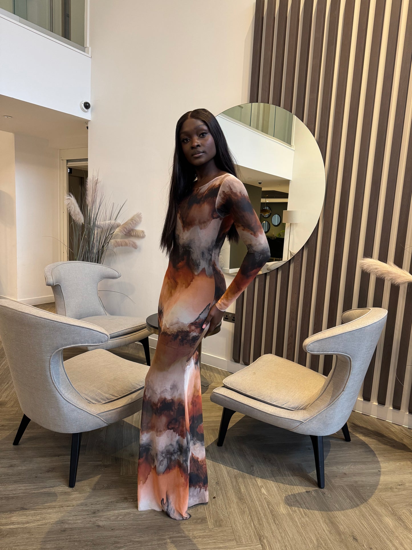 Koti Maxi Mesh Dress