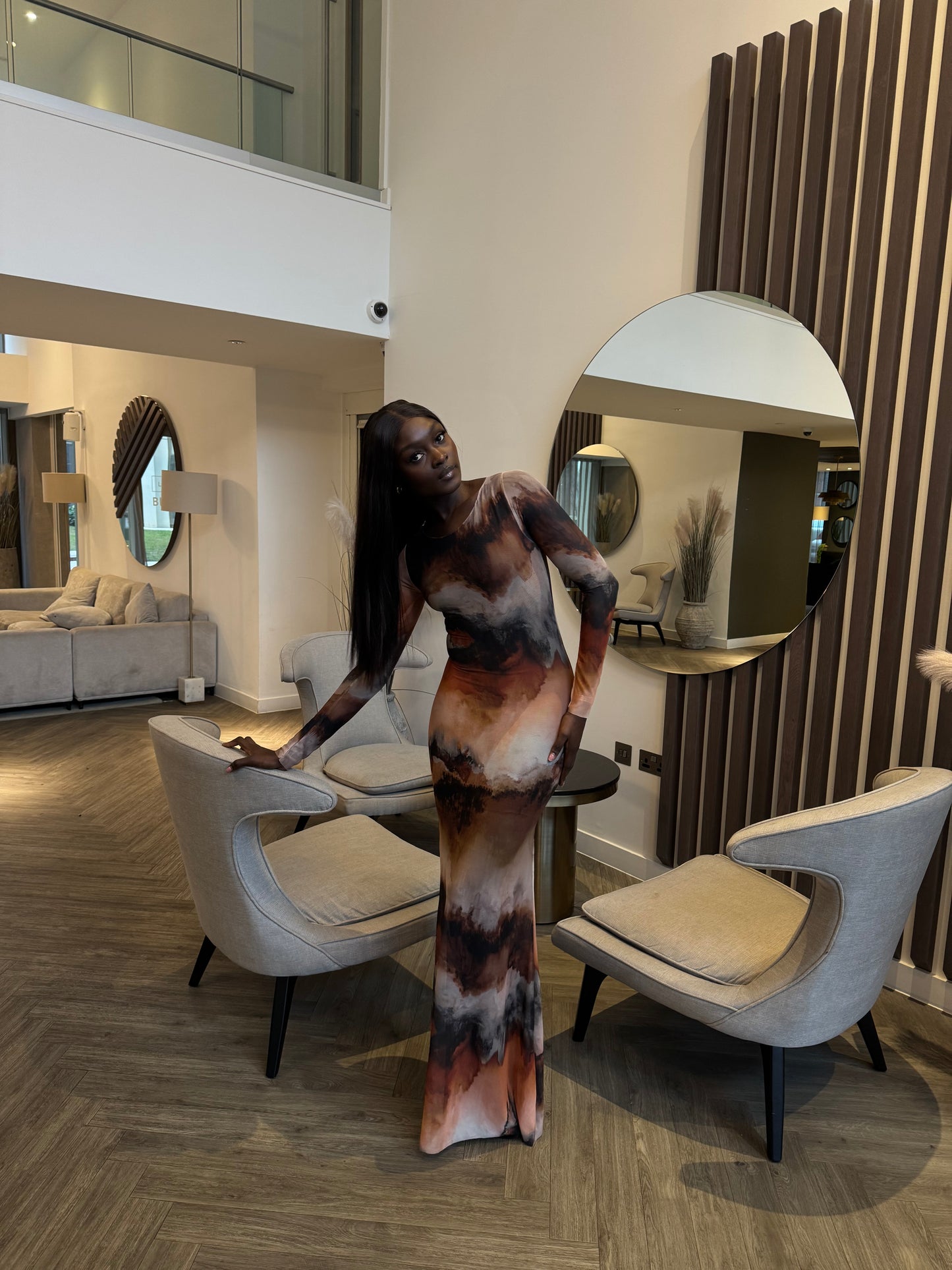 Koti Maxi Mesh Dress