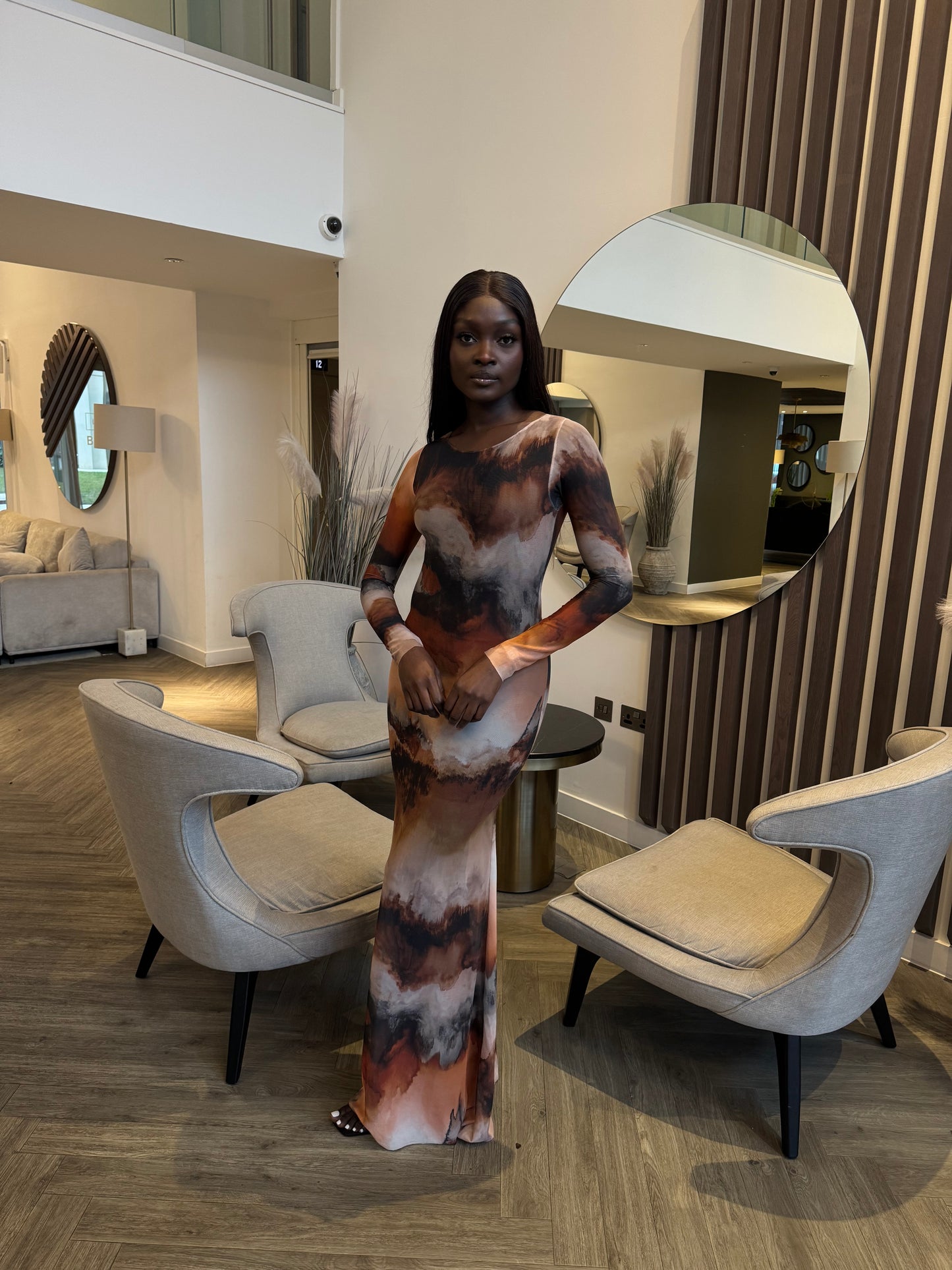 Koti Maxi Mesh Dress