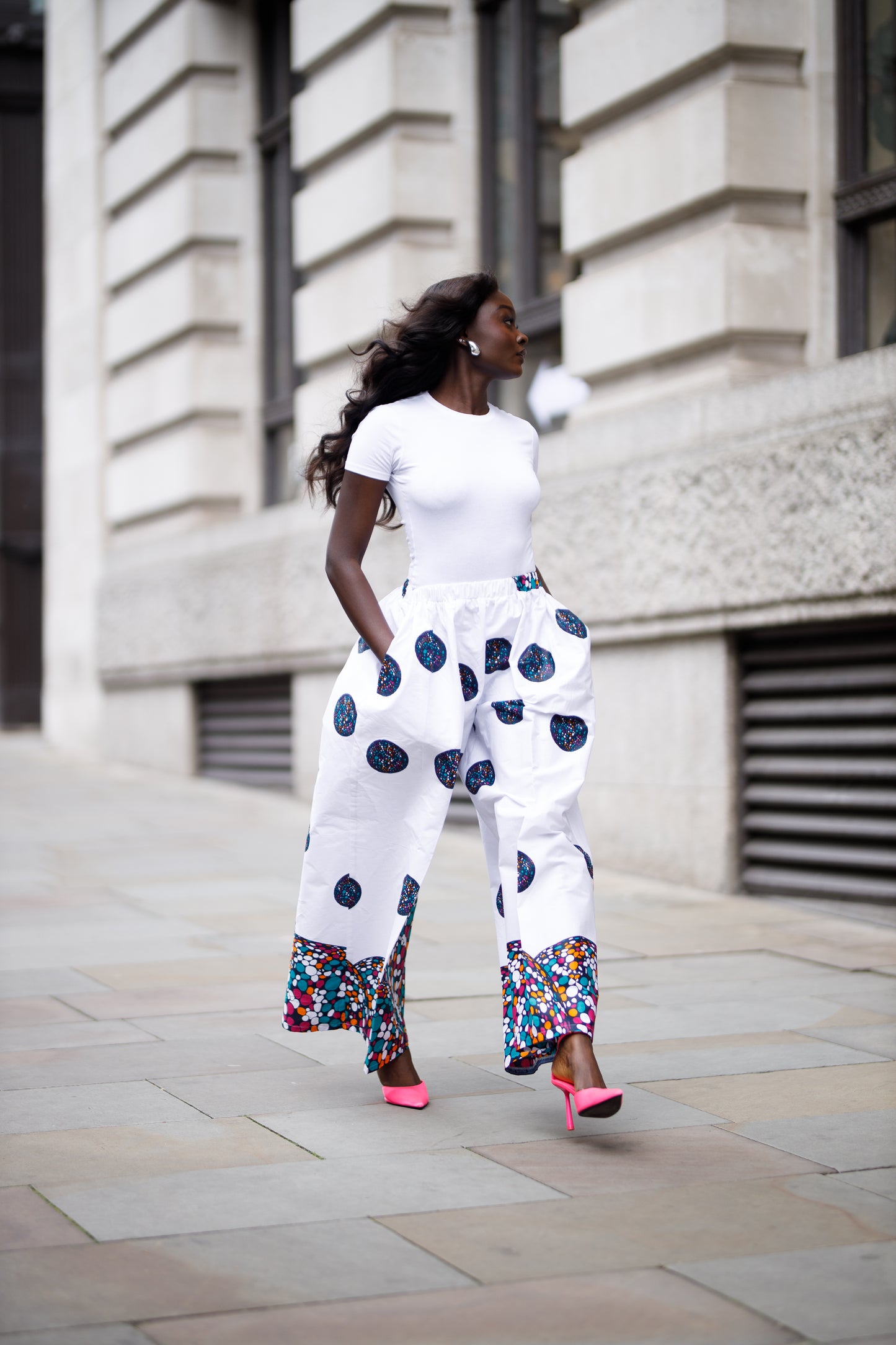 Syl Baggy Trousers - Bubble