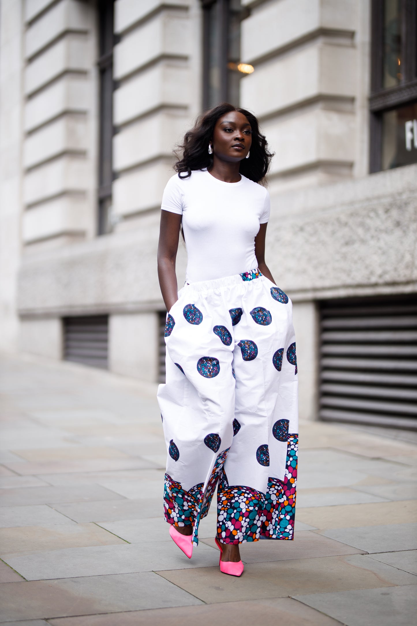 Syl Baggy Trousers - Bubble