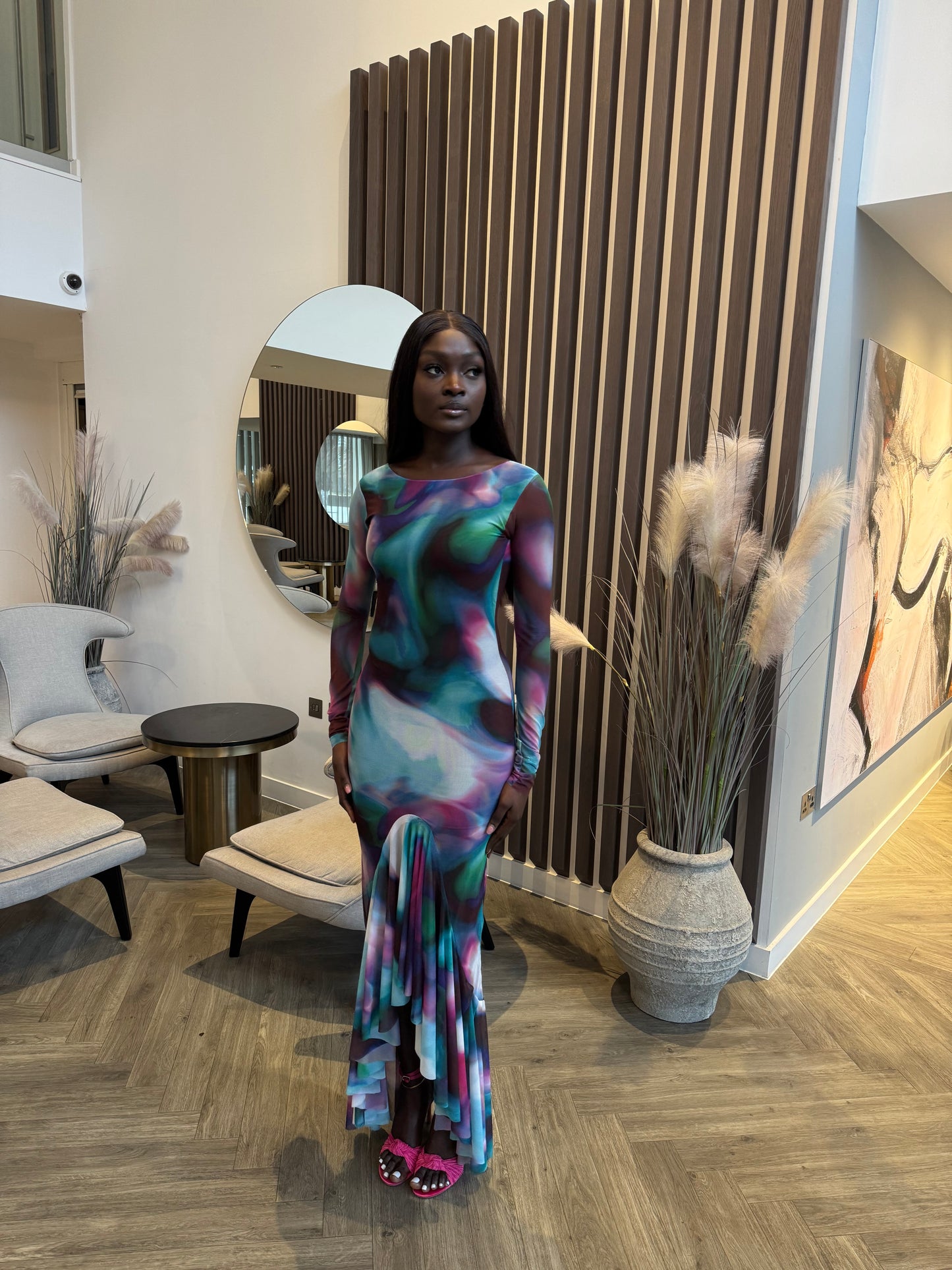 Nay Mesh Dress